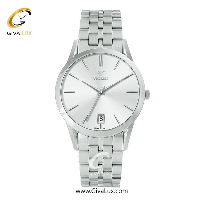 ساعت مچی اورجینال مردانه ویولت VIOLET نقره ای | نقره ای| نقره ای| کد رفرنس 0640